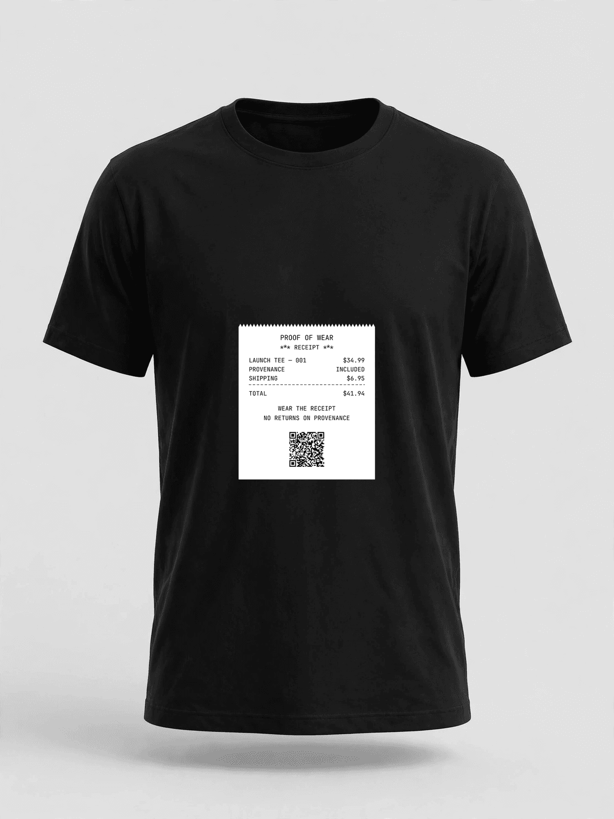 Wear the Receipt — Unisex tee preview