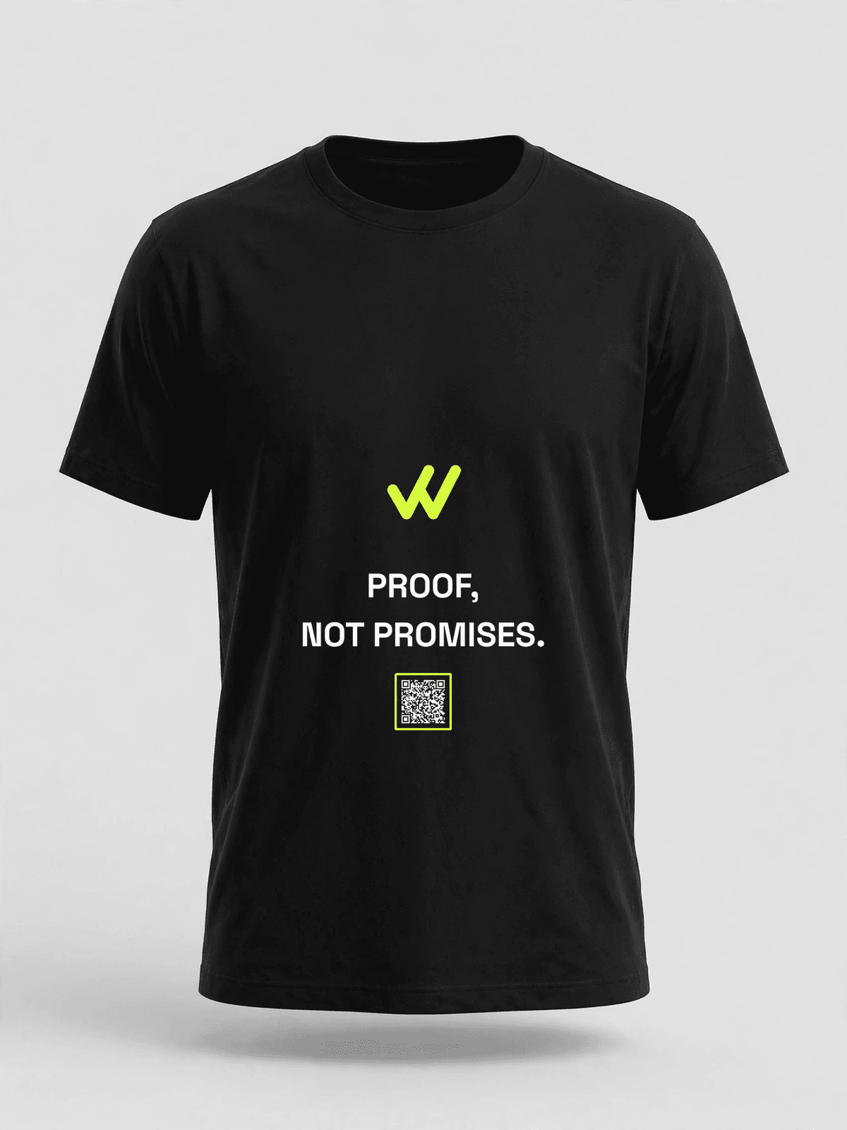 Proof, Not Promises — Unisex tee preview